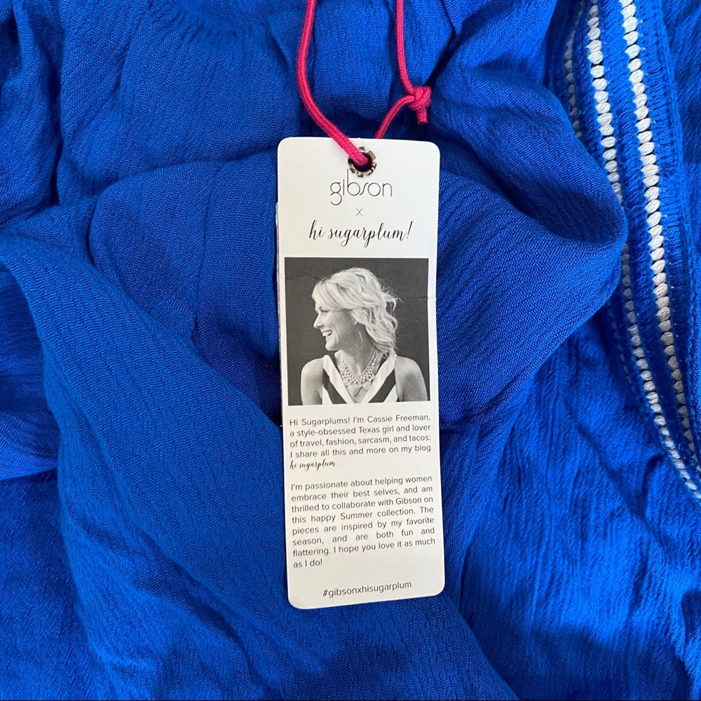 Gibson x Hi Sugarplum! Santorini Adjustable Strap Maxi Dress Small - Picture 6 of 7